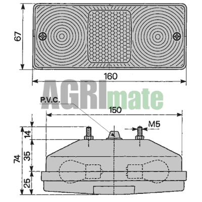 Technical drawing for REAR LIGHT
LEFT/RIGHT