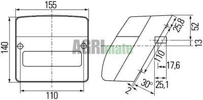 Technical drawing for REAR LIGHT
LEFT