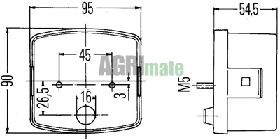 Technical drawing for REAR LIGHT
RIGHT
