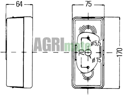 Technical drawing for REAR LIGHT
LEFT / RIGHT