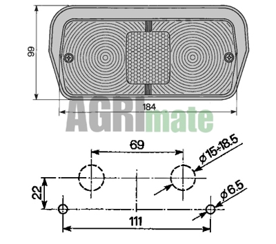 Technical drawing for REAR LIGHT
RIGHT