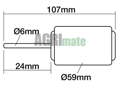 Technical drawing for BLOWER MOTOR