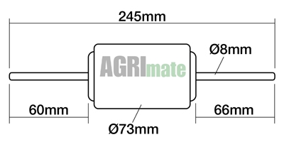 Technical drawing for BLOWER MOTOR