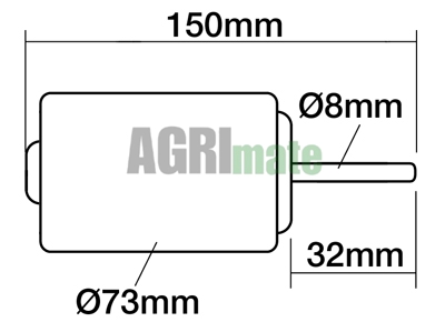 Technical drawing for BLOWER MOTOR