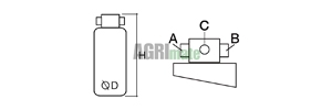 Technical drawing for AIRCONDITIONING FILTER DRIER