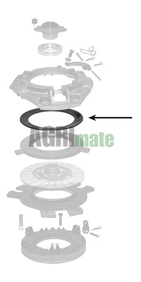 Technical drawing for BELLEVILLE WASHER