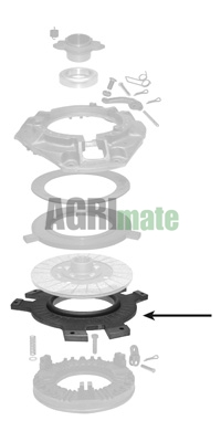 Technical drawing for FRICTION PLATE