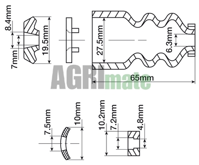 Technical drawing for REPAIR KIT
CLUTCH CYLINDER – LHM