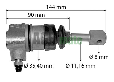 Technical drawing for CLUTCH SLAVE CYLINDER
LHM OIL
