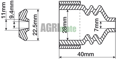 Technical drawing for REPAIR KIT
CLUTCH CYLINDER – LHM