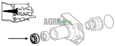 Technical drawing for OIL SEAL
Ø 44.45 X 57.15 X 9.53 MM