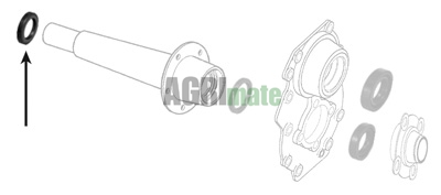 Technical drawing for OIL SEAL
Ø 27 X 38 X 6.4 MM