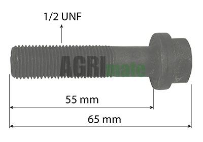 Technical drawing for CONNECTING ROD BOLT
1/2”UNF – L 56 MM