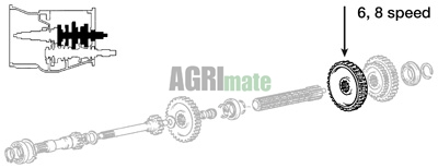 Technical drawing for 1ST GEAR
Ø 43.2 X 195 MM – Z=44