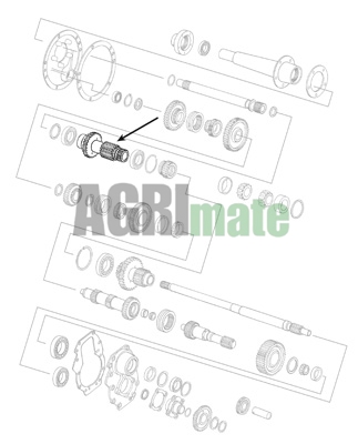 Technical drawing for MAIN SHAFT
Z=16/18/30