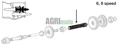 Technical drawing for MAIN SHAFT
Z=18