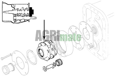 Technical drawing for HOUSING,PLANETARY GEAR
Z=6