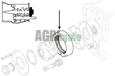 Technical drawing for ANNULAR GEAR