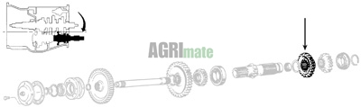Technical drawing for 4TH GEAR
Ø 50.45 X 128.6 X 33 MM – Z=33