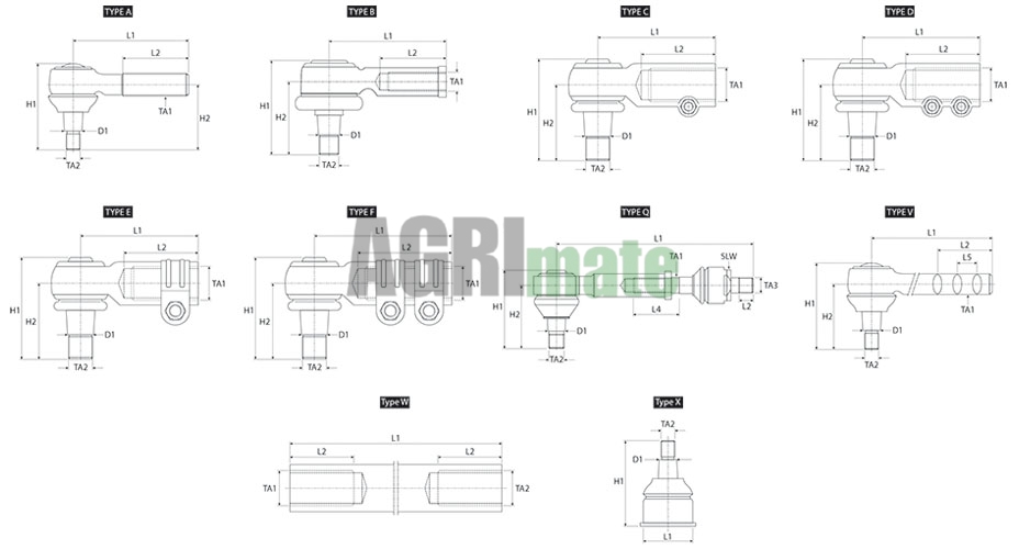 Technical drawing for STEERING JOINT