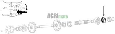 Technical drawing for 2ND GEAR
Ø 49.8 X 93.65 X 23 MM – Z=23