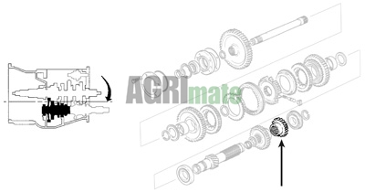 Technical drawing for 2ND GEAR
Z=20