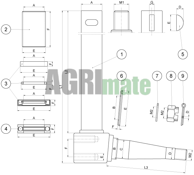 Technical drawing for REPAIR KIT