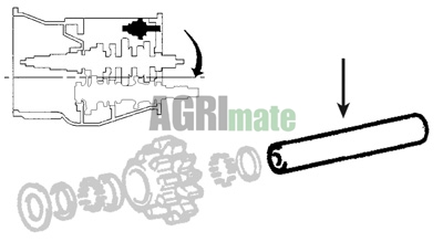 Technical drawing for REVERSE GEAR SHAFT
Ø 25.4 MM – L 168.25 MM