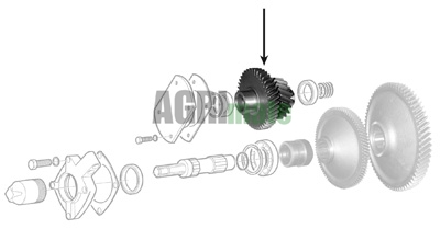 Technical drawing for PTO DRIVE GEAR
Ø 29.65 X 84.51/116.92 X 101.58 MM – 540 RPM