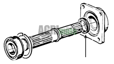 Technical drawing for OIL SEAL
Ø 45 X 62 X 14 MM