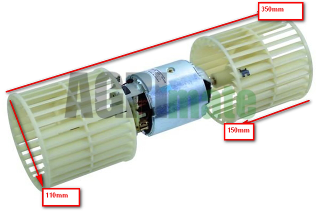 Technical drawing for BLOWER MOTOR