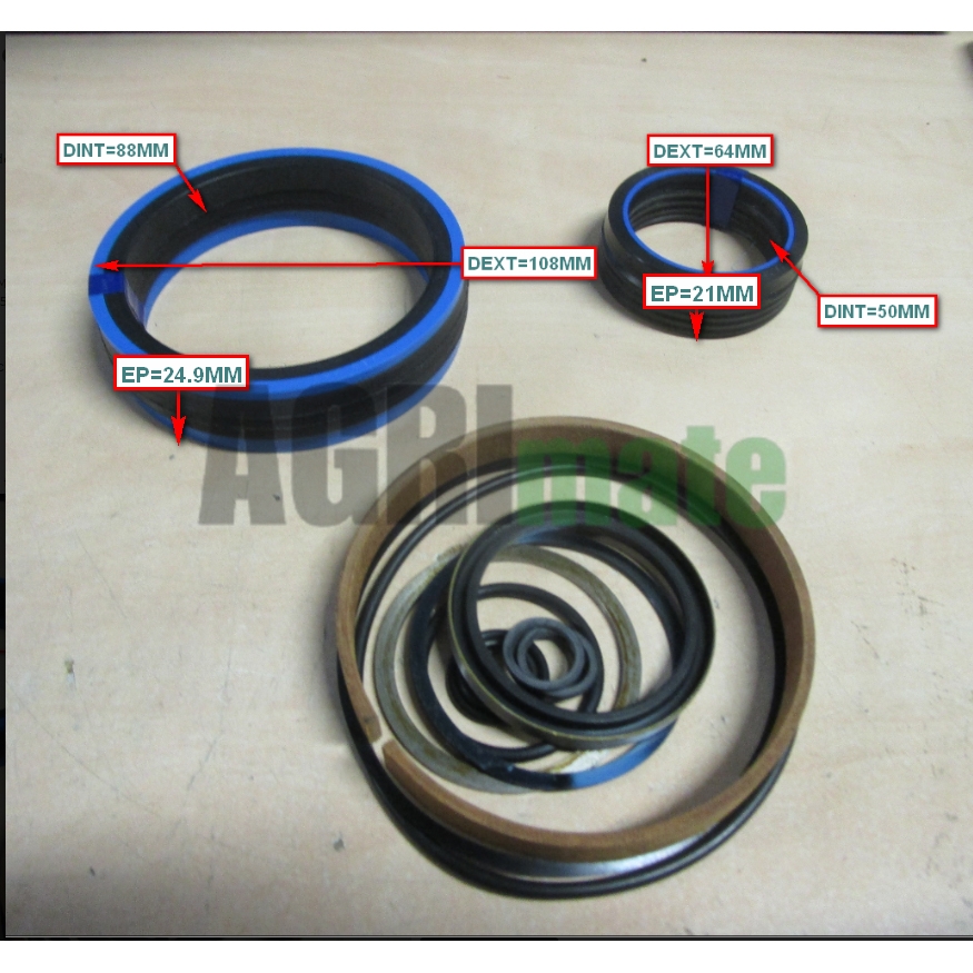 Technical drawing for RAM SEAL KIT