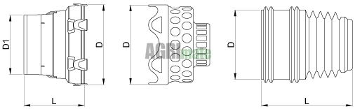 Technical drawing for CAP WIDE ANGLE FLEXO
SDF15 – W2280