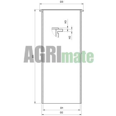 Technical drawing for FINISHED CYLINDER LINER
Ø 80.96 X 86.51 MM – L 170 MM