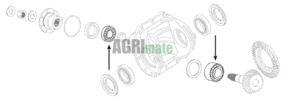 Technical drawing for TAPERED ROLLER BEARING
45 x 95 x 28.8 mm