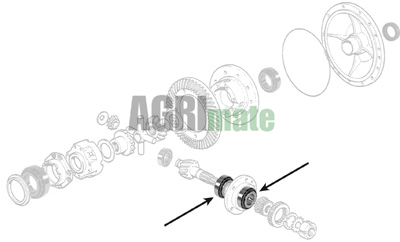 Technical drawing for TAPERED ROLLER BEARING
Ø 44.45 X 95.25 X 30.96 MM