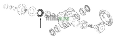 Technical drawing for OIL SEAL
Ø 45 x 65 x 10 mm