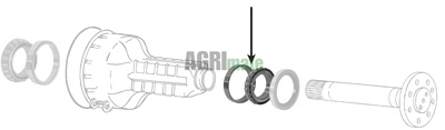 Technical drawing for TAPERED ROLLER BEARING
Ø 73.03 X 112.71 X 25.40 MM