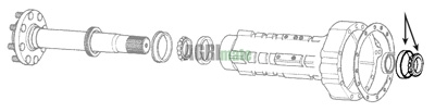 Technical drawing for TAPERED ROLLER BEARING
Ø 77.7 X 121.6 X 23.4 MM