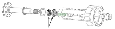 Technical drawing for TAPERED ROLLER BEARING
Ø 63.5 X 76.2 MM