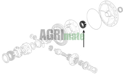 Technical drawing for TAPERED ROLLER BEARING
Ø 73.03 X 112.71 X 25.40 MM