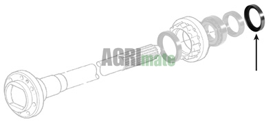 Technical drawing for OIL SEAL
Ø 46.60 X 73.10 X 13.00 MM