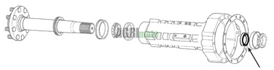 Technical drawing for OIL SEAL
Ø 69.85 X 88.90 X 9.53 MM