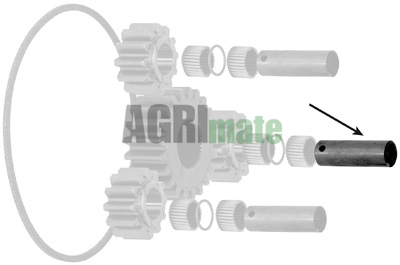 Technical drawing for SATELITE GEAR PIN