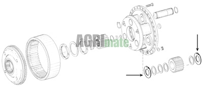 Technical drawing for LOCK WASHER
