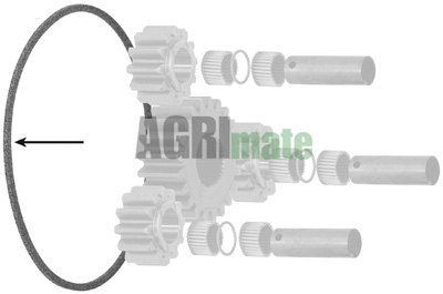 Technical drawing for GASKET
Ø 270 X 4/6.5 MM