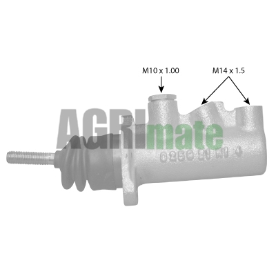 Technical drawing for MASTER BRAKE CYLINDER
LHM OIL
