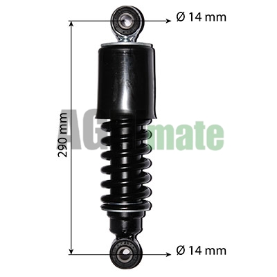 Technical drawing for CAB SHOCK ABSORBER