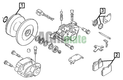 Technical drawing for DISC BRAKE PAD SET
4 PCS