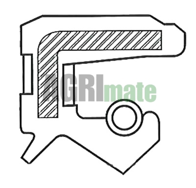 Technical drawing for OIL SEAL
Ø 35 X 55 X 11 MM – NBR